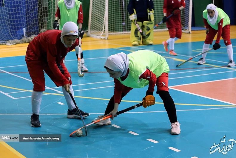 (تصاویر) تمرین تیم ملی هاکی بانوان